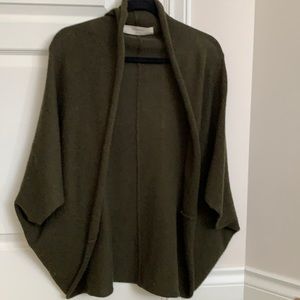 Green Zara Knit Cardigan